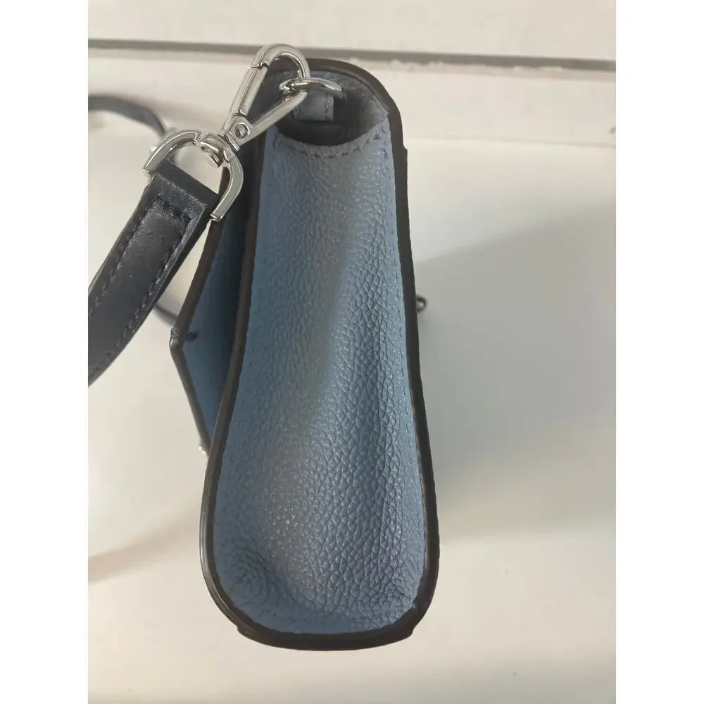 MICHAEL KORS MINI BLUE PEBBLED LEATHER WOMENS CROSBODY BAG